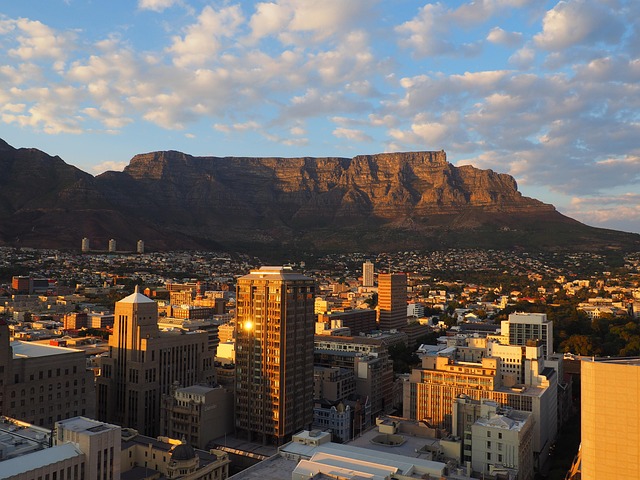Le Cap Town en afrique du sud