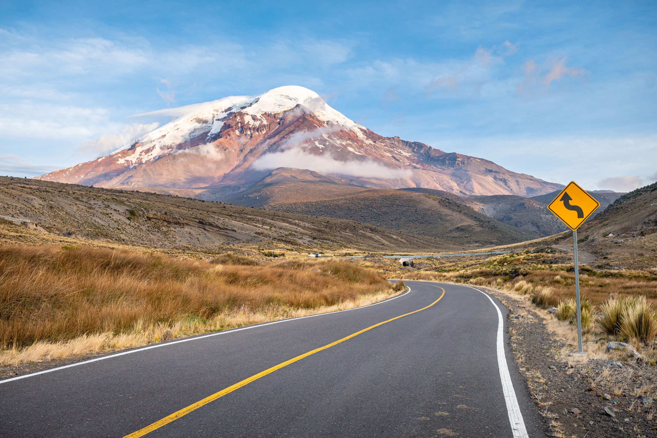volcan dans les andes