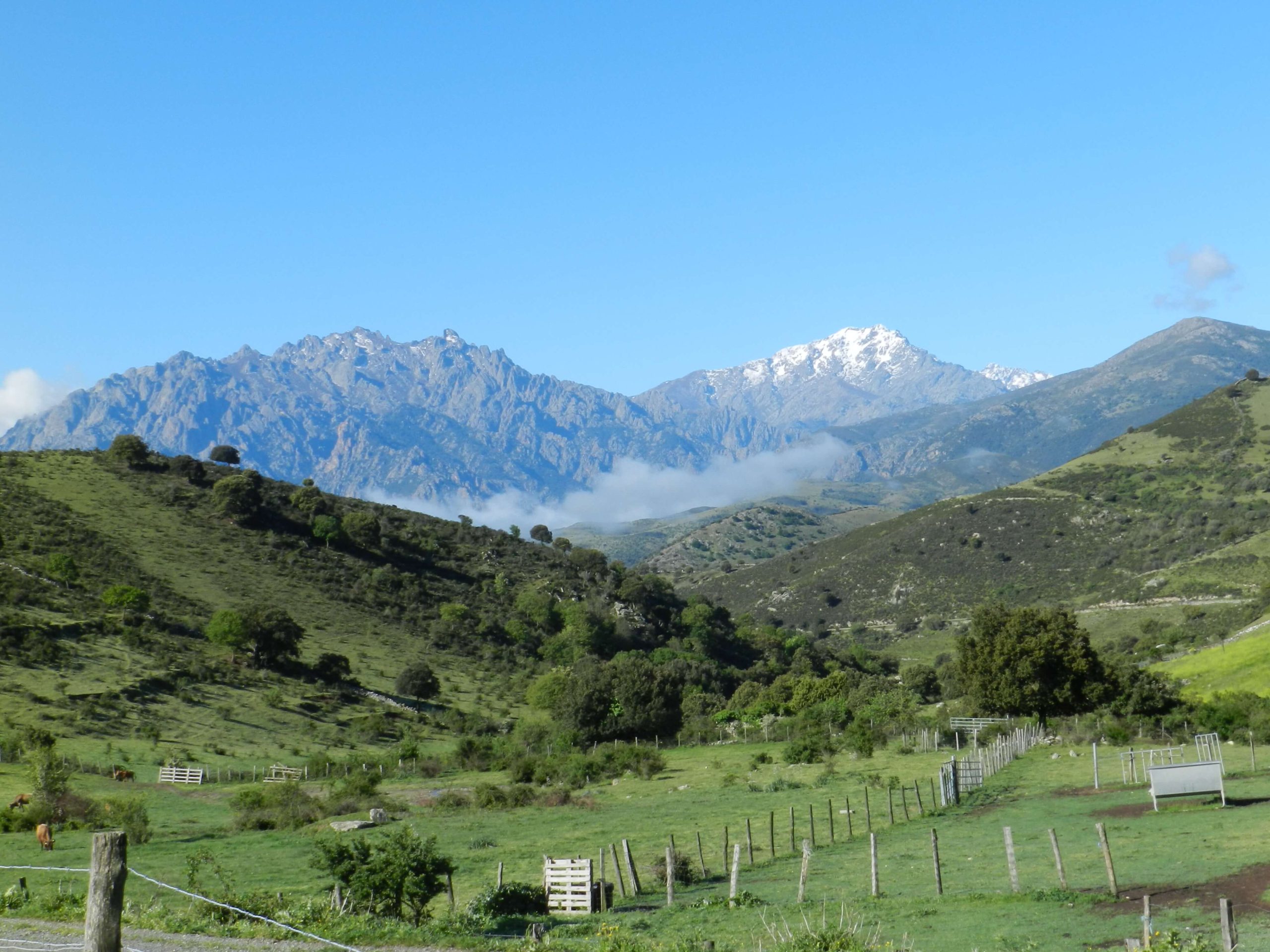 montagnes en corse