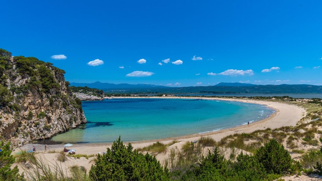 plage au peloponnese