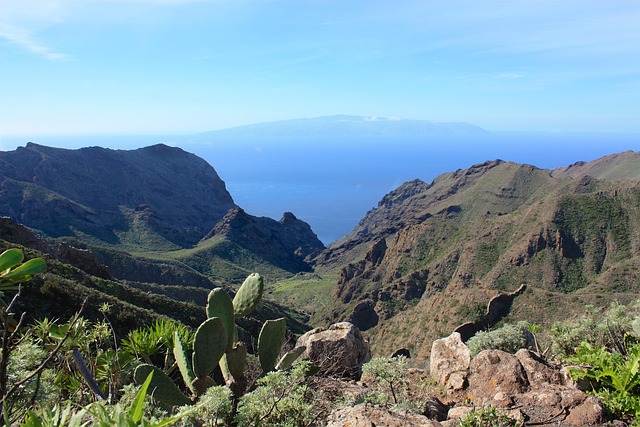 Vue sur la région de la Gomera à Ténérife