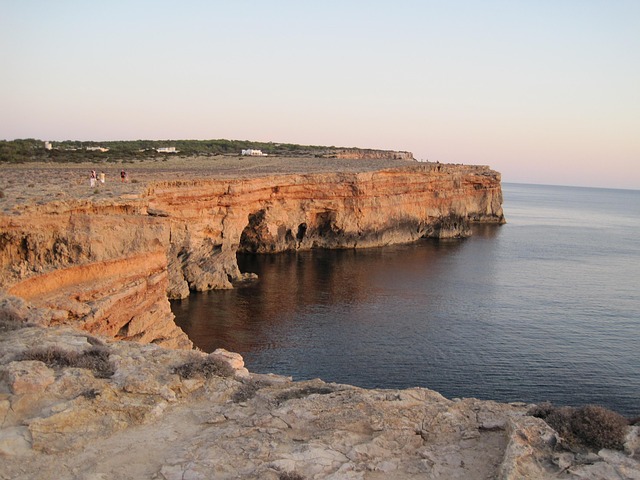 Vue sur le littoral de Formentera