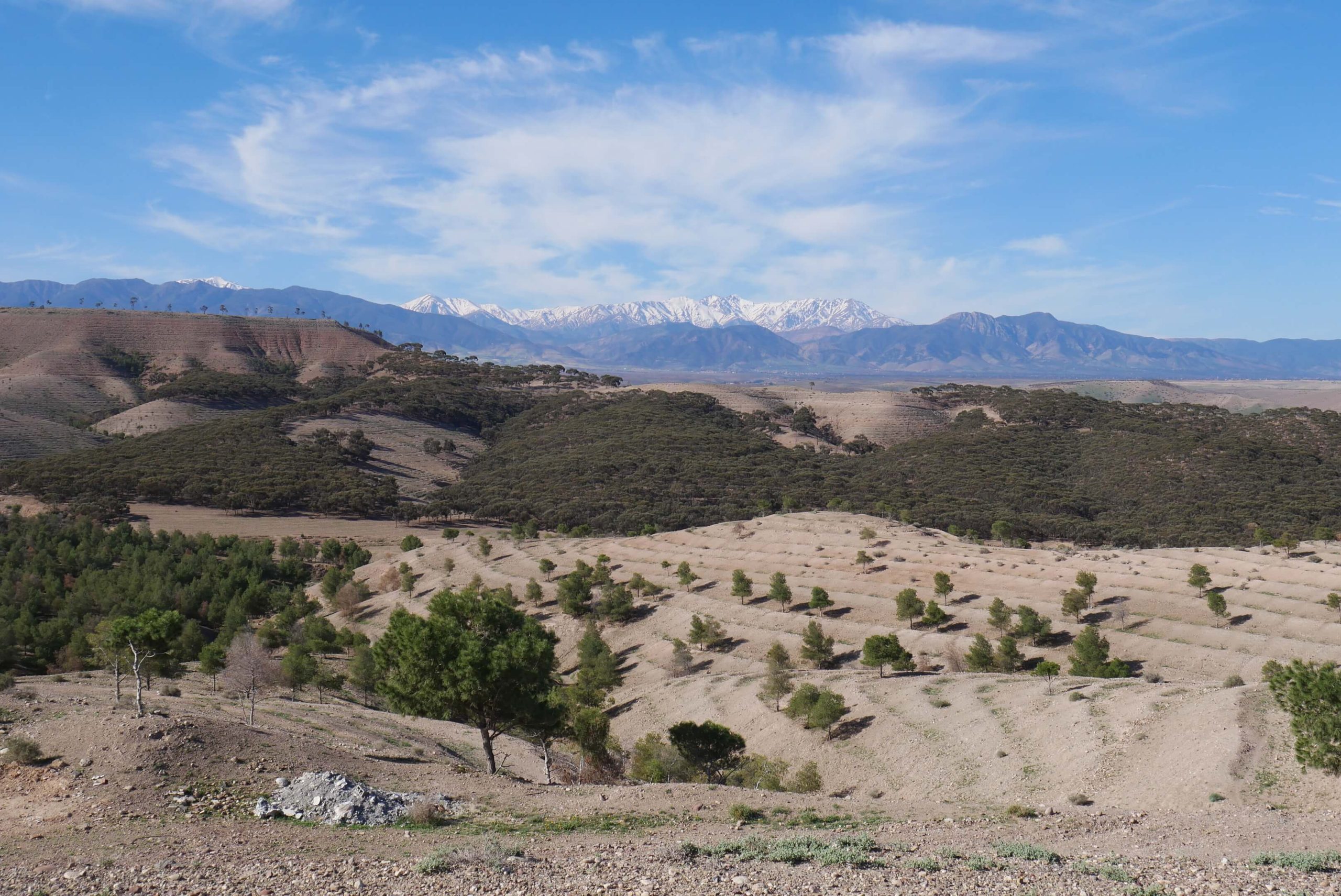 paysage atlas au maroc