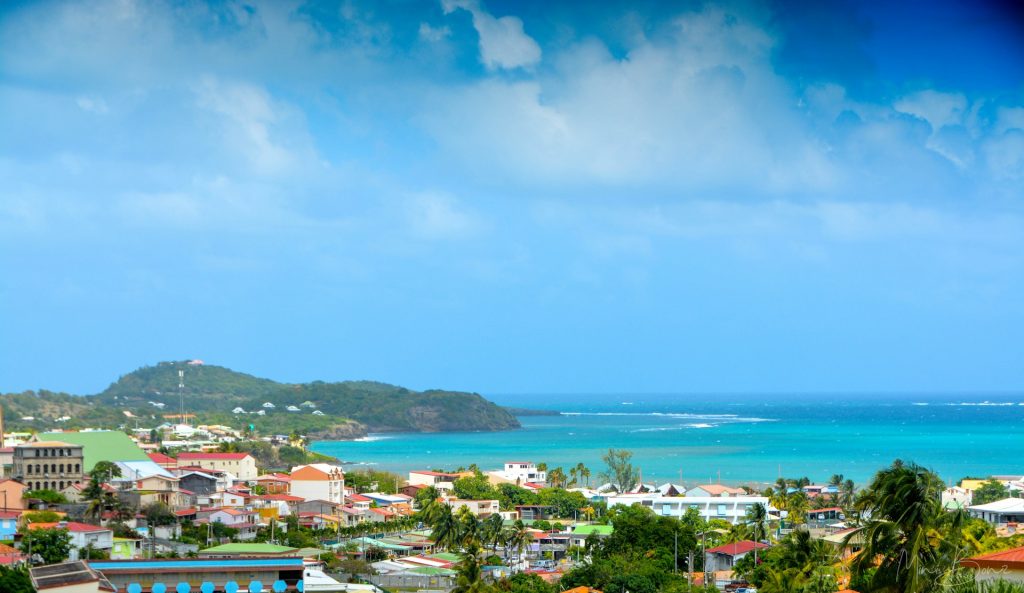 vue aérienne martinique