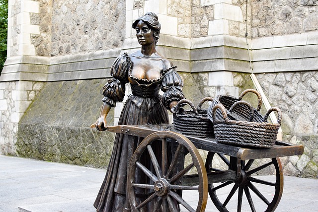 statue de molly malone à dublin