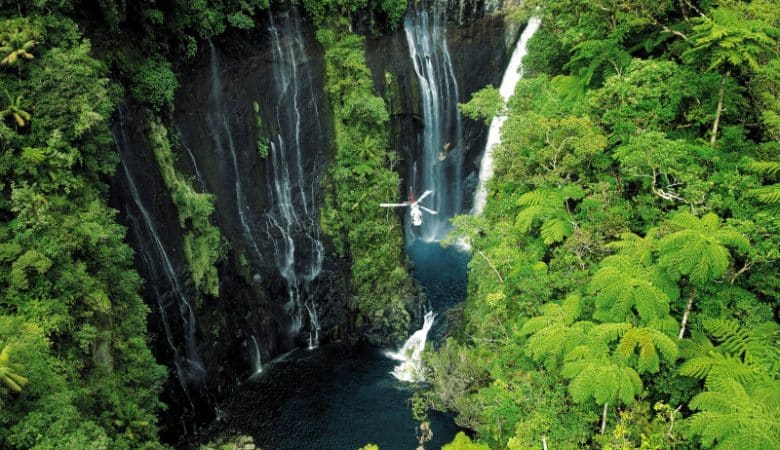cascades sur l'île de la réunion