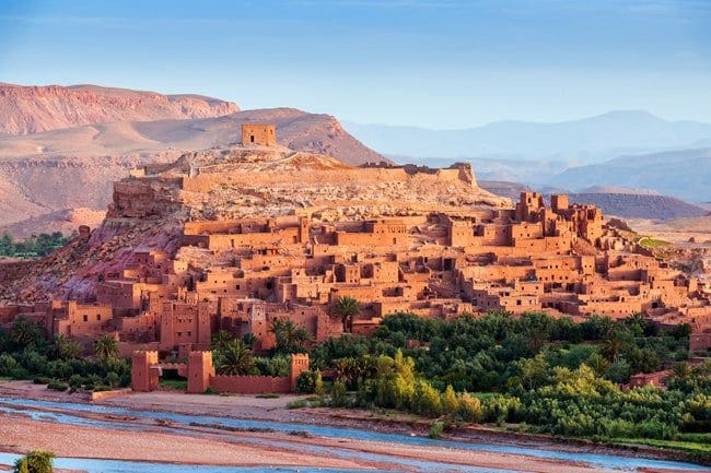 Une forteresse dans le sud du Maroc