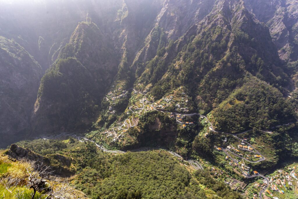 Un chemin de randonnée à Madère