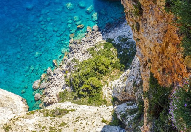 Vue sur la mer de la Canée en Crète